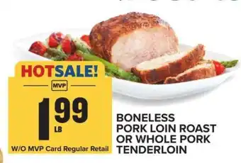 Food Lion Boneless Pork Loin Roast or Whole Pork Tenderloin offer