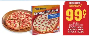 Food Lion FOOD LION CRISPY THIN CRUST PIZZA offer
