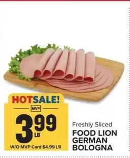 Food Lion FOOD LION GERMAN BOLOGNA offer