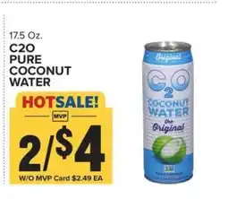 Food Lion C2O Pure Coconut Water offer