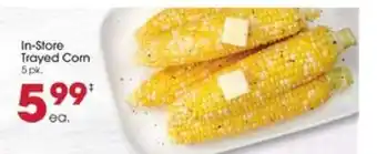 Giant Eagle In-Store Trayed Corn offer