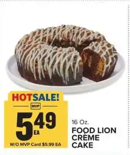 Food Lion FOOD LION CRÈME CAKE offer