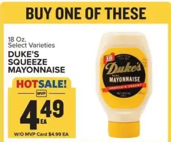 Food Lion Duke's Squeeze Mayonnaise offer