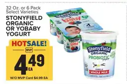 Food Lion Stonyfield Organic or YoBaby Yogurt offer
