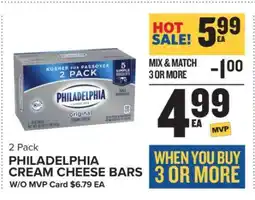 Food Lion Philadelphia Cream Cheese Bars offer