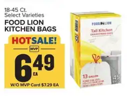 Food Lion FOOD LION KITCHEN BAGS offer
