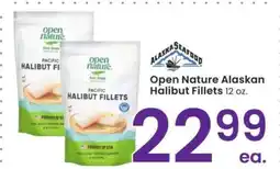 Albertsons Open Nature Alaskan Halibut Fillets - 12 oz offer
