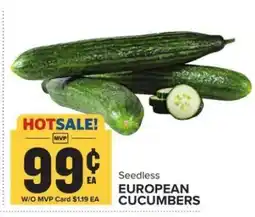 Food Lion European Cucumbers offer