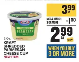 Food Lion Kraft Shredded Parmesan Cheese Cup offer