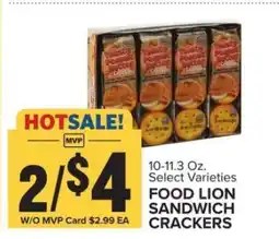 Food Lion FOOD LION SANDWICH CRACKERS offer