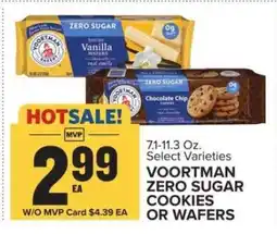 Food Lion VOORTMAN ZERO SUGAR COOKIES OR WAFERS offer