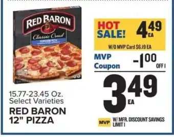 Food Lion Red Baron 12 Pizza offer