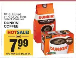 Food Lion Dunkin' Coffee offer