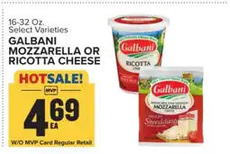 Food Lion Galbani Mozzarella or Ricotta Cheese offer