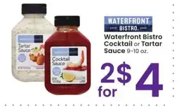 Albertsons Waterfront BISTRO Cocktail or Tartar Sauce - 9-10 oz offer