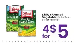 Albertsons Libby's Canned Vegetables - 14.5-15 oz., select varieties offer