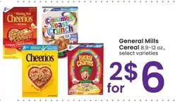 Albertsons General Mills Cereal - 8.9-12 oz., select varieties offer