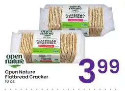 Albertsons Open Nature Flatbread Cracker - 10 oz offer