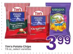Albertsons Tim's Potato Chips - 7.5 oz., select varieties offer