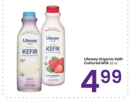 Albertsons Lifeway Organic Kefir Cultured Milk - 32 oz offer
