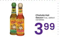 Albertsons Cholula Hot Sauce - 5 oz., select varieties offer