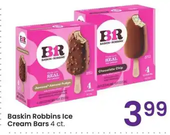 Albertsons Baskin Robbins Ice Cream Bars - 4 ct offer