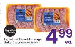 Albertsons Signature Select Sausage Links - 19 oz., select varieties offer