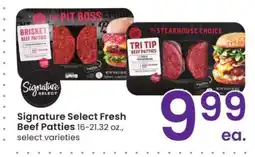 Albertsons Signature Select Fresh Beef Patties - 16-21.32 oz., select varieties offer