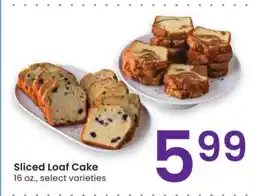 Albertsons Sliced Loaf Cake - 16 oz., select varieties offer