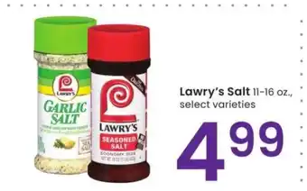 Albertsons Lawry's Salt - 11-16 oz., select varieties offer