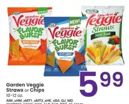 Albertsons Garden Veggie Straws or Chips - 10-12 oz offer