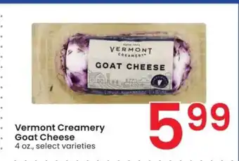 Albertsons Vermont Creamery Goat Cheese - 4 oz., select varieties offer