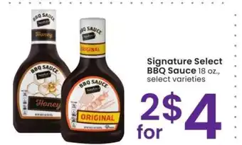 Albertsons Signature Select BBQ Sauce - 18 oz., select varieties offer