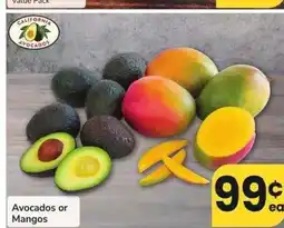 Albertsons Avocados or Mangos offer