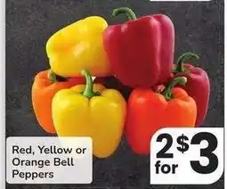 Albertsons Red, Yellow or Orange Bell Peppers offer