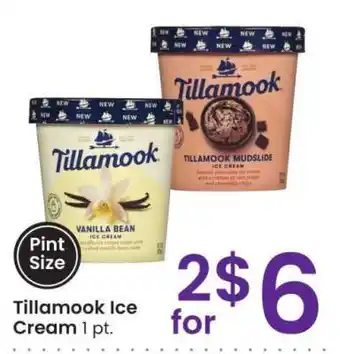 Albertsons Tillamook Ice Cream - 1 pt. Pint offer
