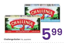 Albertsons Challenge Butter - 1 lb., quarters offer