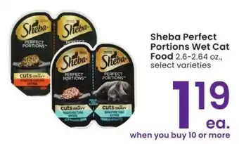 Albertsons Sheba Perfect Portions Wet Cat Food - 2.6-2.64 oz., select varieties offer