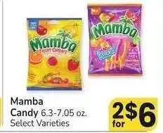 Albertsons Mamba Candy - 6.3-7.05 oz. Select Varieties offer