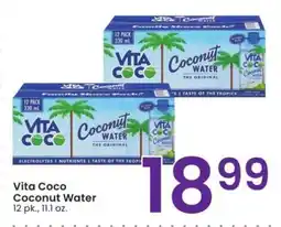 Albertsons Vita Coco Coconut Water - 12 pk., 11.1 oz offer
