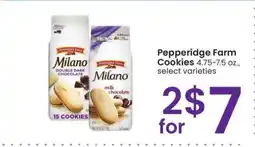 Albertsons Pepperidge Farm Cookies - 4.75-7.5 oz., select varieties offer