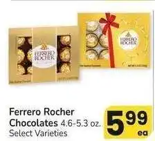 Albertsons Ferrero Rocher Chocolates - 4.6-5.3 oz. Select Varieties offer