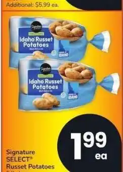 Albertsons Signature Select Russet Potatoes - 5 lb. bag offer