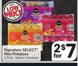 Albertsons Signature SELECT Mini Potatoes - 1.5 lb., Select Varieties offer