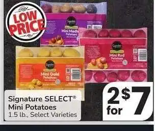 Albertsons Signature SELECT Mini Potatoes - 1.5 lb., Select Varieties offer