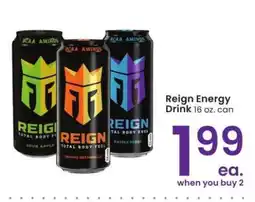 Albertsons Reign Energy Drink - 16 oz. can offer