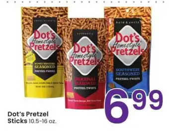 Albertsons Dot's Pretzel Sticks - 10.5-16 oz offer