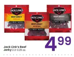 Albertsons Jack Link's Beef Jerky - 2.3-3.25 oz offer