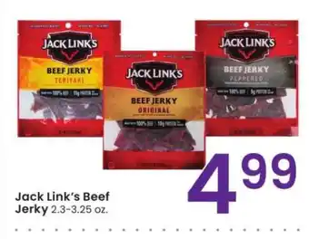 Albertsons Jack Link's Beef Jerky - 2.3-3.25 oz offer