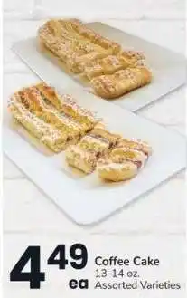 Albertsons Coffee Cake - 13-14 oz. Assorted Varieties offer